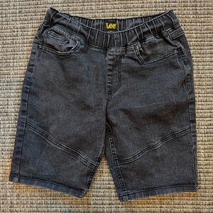 Vintage Lee Women's Black Jean Shorts